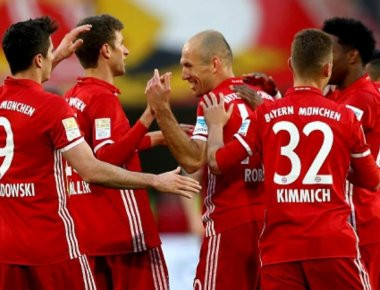 Bundesliga: Κλείδωσε και μαθηματικά τον τίτλο η Μπάγερν Μονάχου